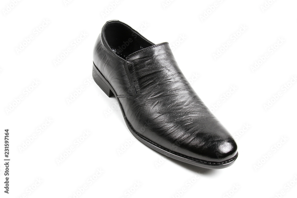 Men's leather fashion shoes isolated on white background Men's leather fashion shoes isolated on white background