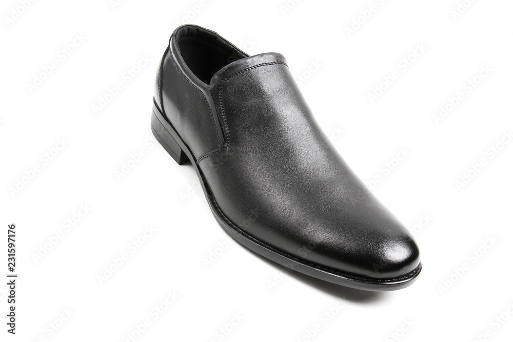 Men's leather fashion shoes isolated on white background Men's leather fashion shoes isolated on white background