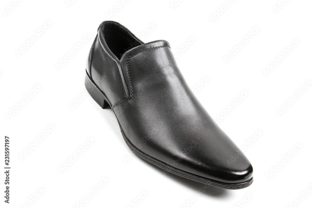 Men's leather fashion shoes isolated on white background Men's leather fashion shoes isolated on white background