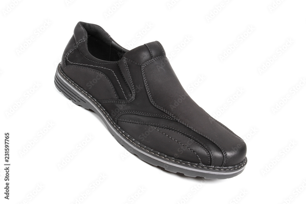 Men's leather fashion shoes isolated on white background Men's leather fashion shoes isolated on white background