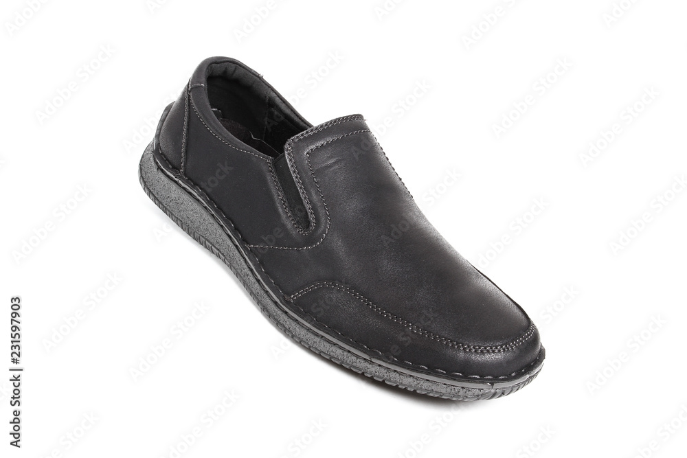 Men's leather fashion shoes isolated on white background Men's leather fashion shoes isolated on white background