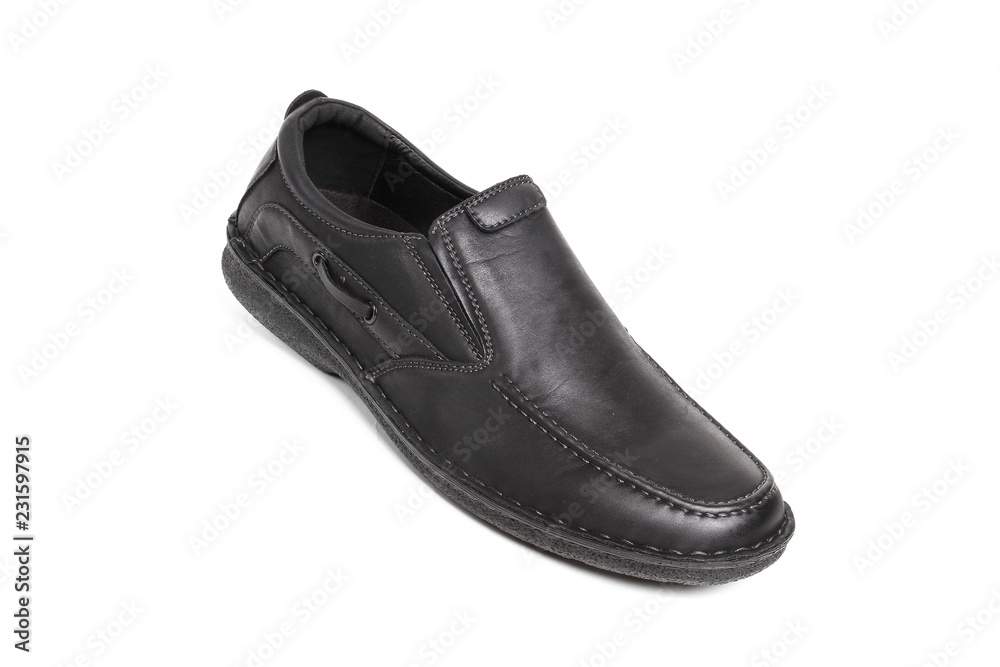 Men's leather fashion shoes isolated on white background Men's leather fashion shoes isolated on white background