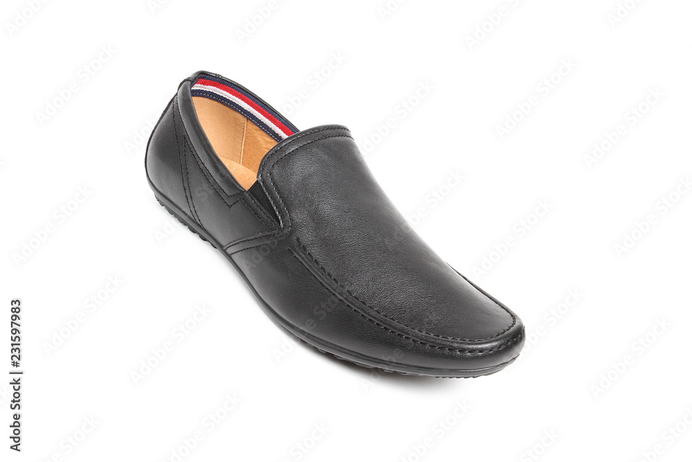 Men's leather fashion shoes isolated on white background Men's leather fashion shoes isolated on white background