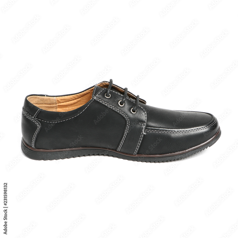 Men's leather fashion shoes isolated on white background Men's leather fashion shoes isolated on white background