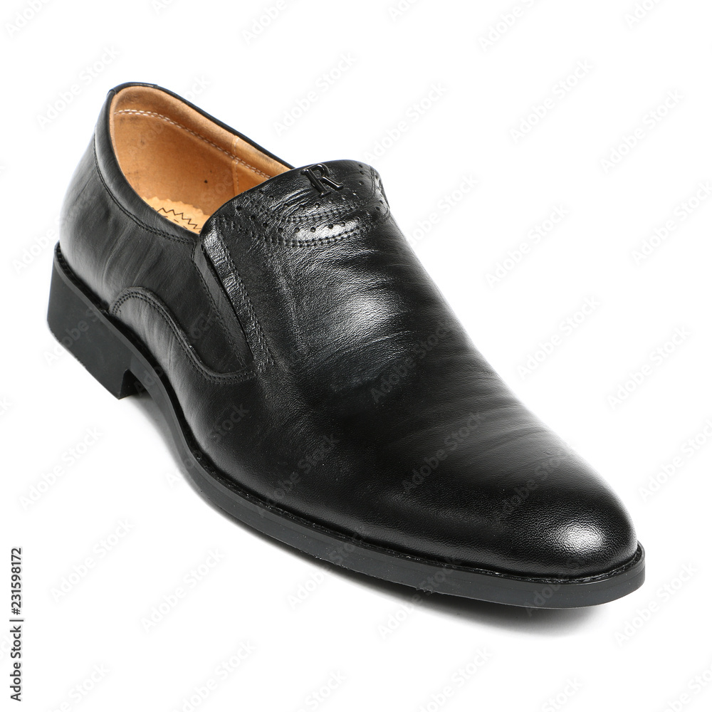 Men's leather fashion shoes isolated on white background Men's leather fashion shoes isolated on white background