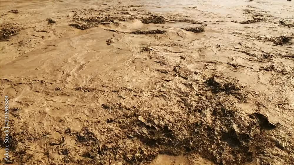 Slow motion and closeup of Hukou waterfall and Yellow River, Shanxi province, China Slow motion and closeup of Hukou waterfall and Yellow River, Shanxi province, China
