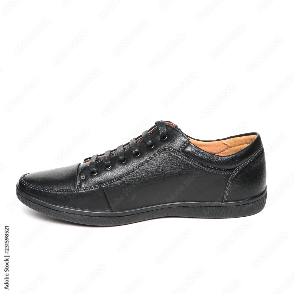 Men's leather fashion shoes isolated on white background Men's leather fashion shoes isolated on white background