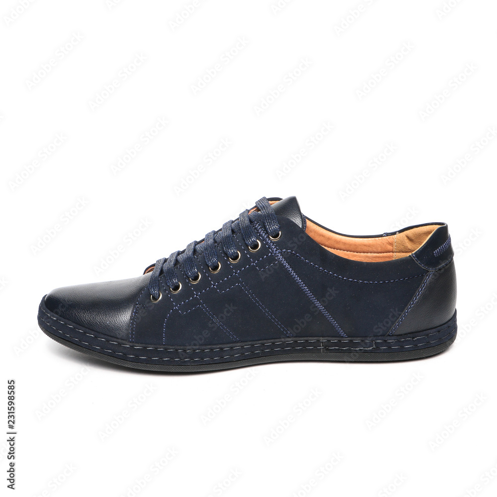 Men's leather fashion shoes isolated on white background Men's leather fashion shoes isolated on white background