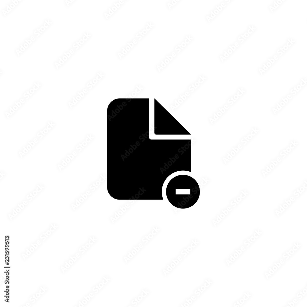 Document vector icon. Illustration isolated on white background Document vector icon. Illustration isolated on white background
