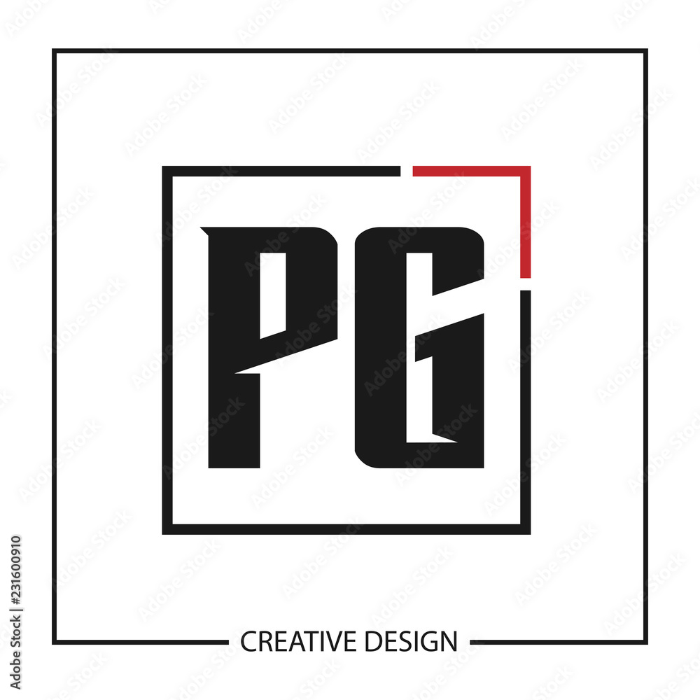Initial Letter PG Logo Template Design Vector Illustration Initial Letter PG Logo Template Design Vector Illustration