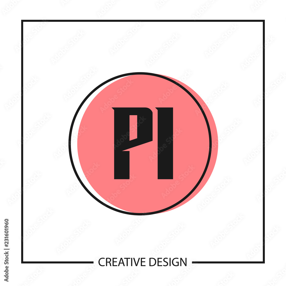Initial Letter PI Logo Template Design Vector Illustration Initial Letter PI Logo Template Design Vector Illustration