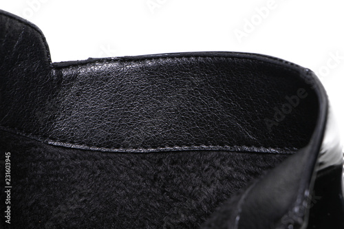 Parts of footwear on a white background.