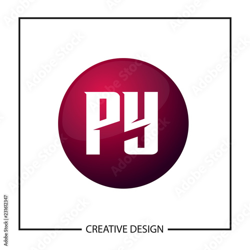Initial Letter PY Logo Template Design Vector Illustration © Scooby