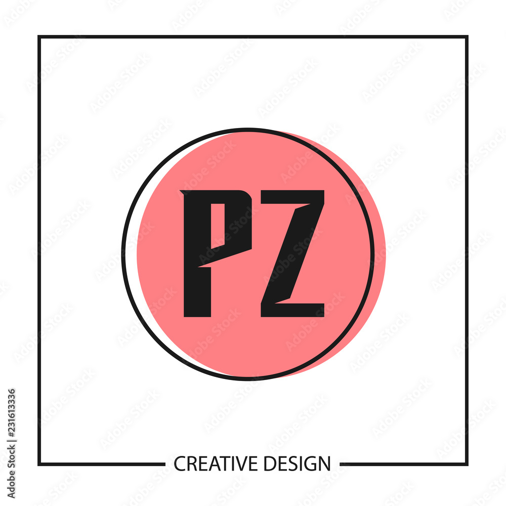 Initial Letter PZ Logo Template Design Vector Illustration Initial Letter PZ Logo Template Design Vector Illustration