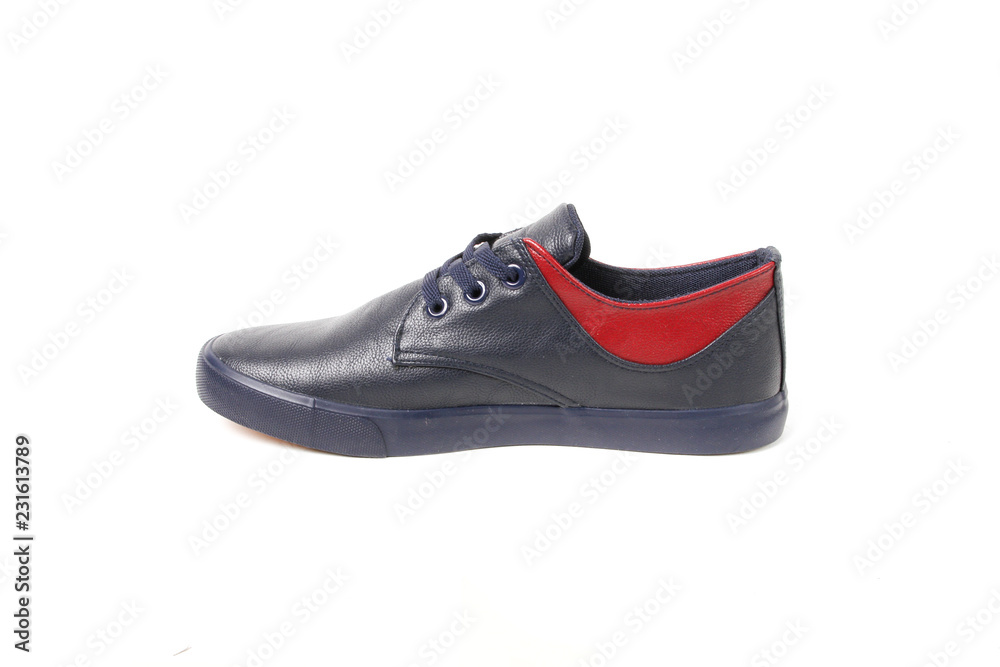 Stylish causal man shoe on white background. Stylish causal man shoe on white background.