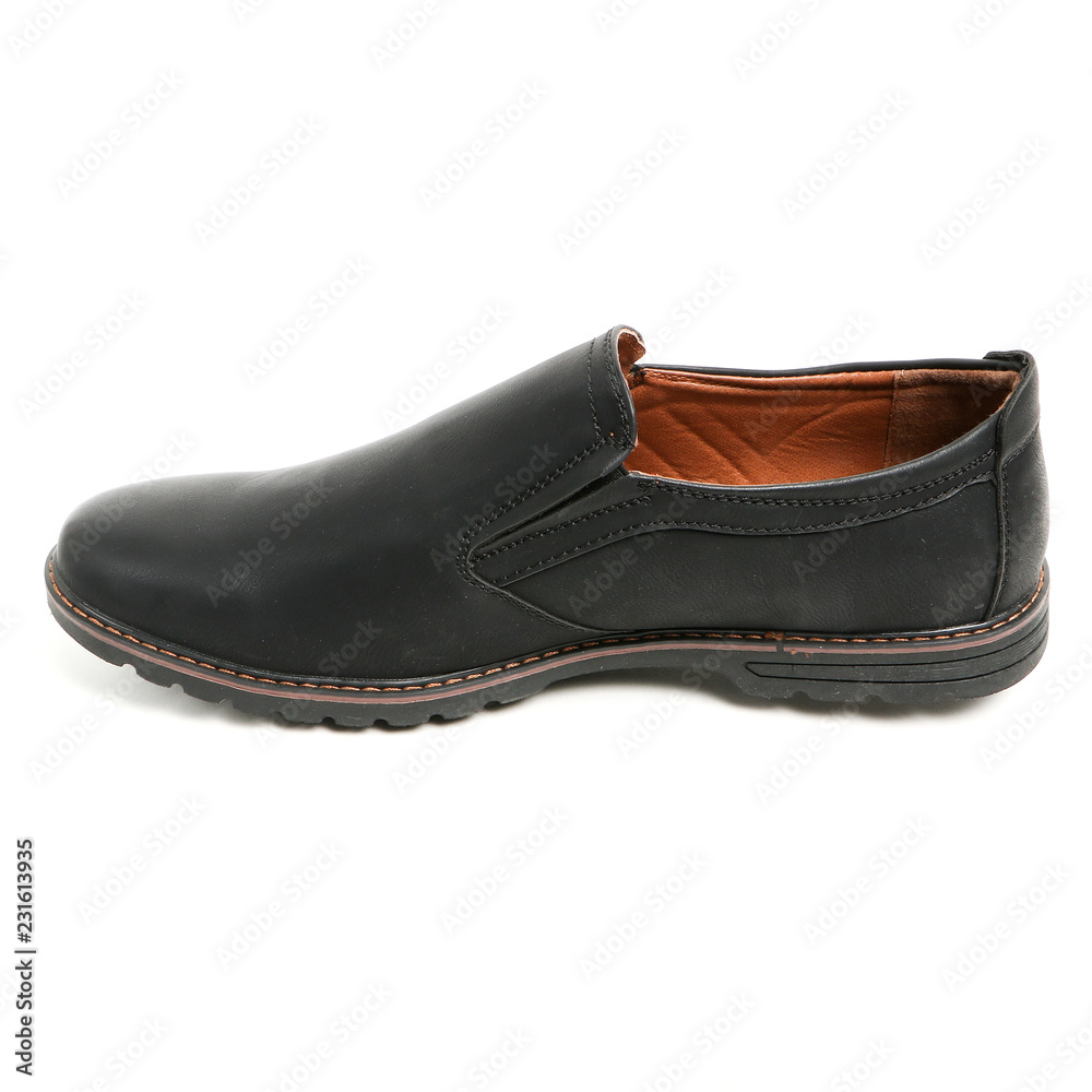Stylish causal man shoe on white background. Stylish causal man shoe on white background.
