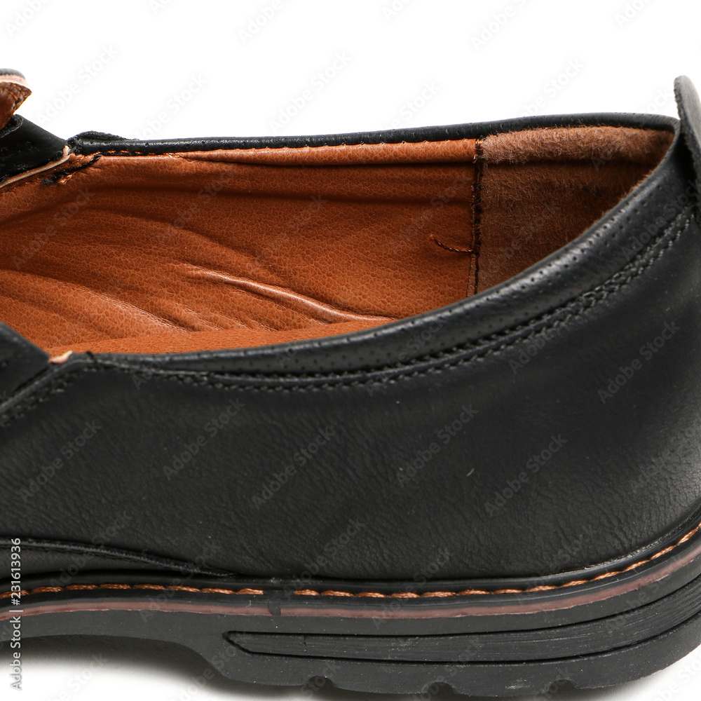 Stylish causal man shoe on white background. Stylish causal man shoe on white background.