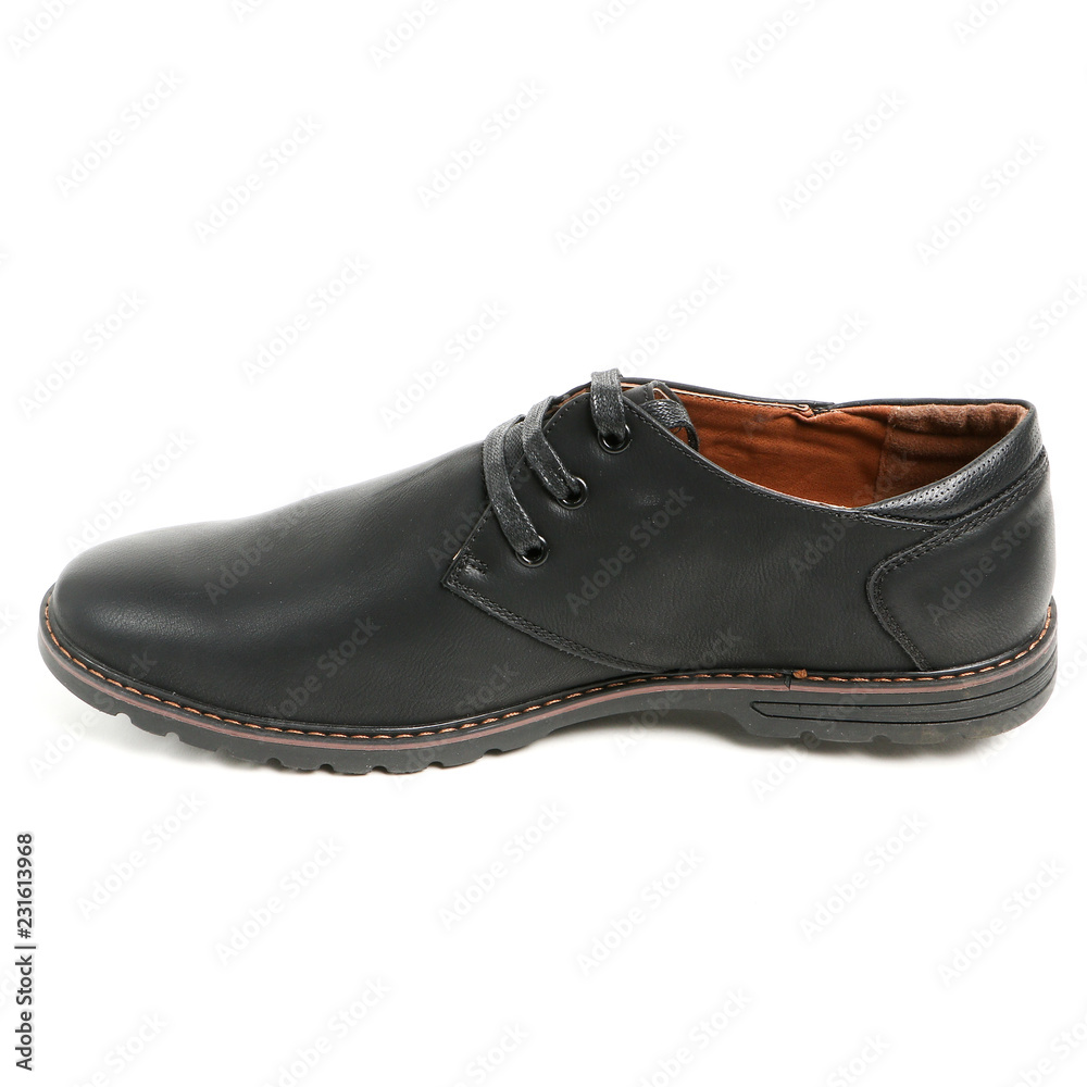 Stylish causal man shoe on white background. Stylish causal man shoe on white background.