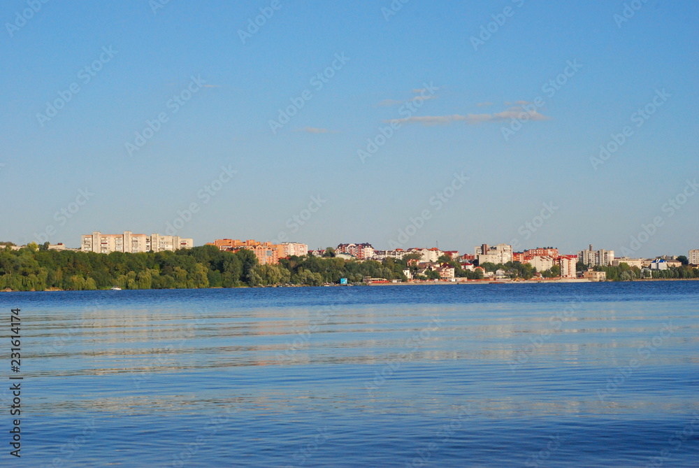 view of the city of Ternopil