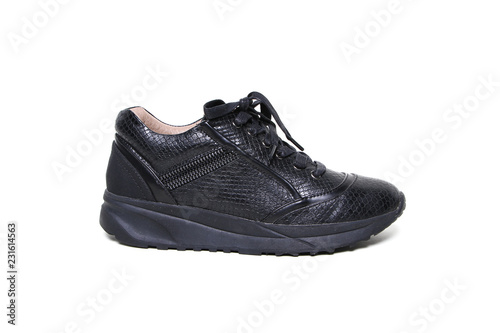Stylish causal man shoe on white background.