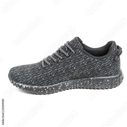 Stylish causal man shoe on white background.