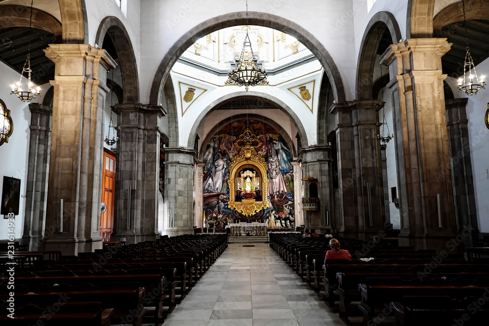 Basilika de Nuestra Senora, Candelaria, Teneriffa, Kanarische Inseln, Spanien, Europa - obrazy, fototapety, plakaty 
