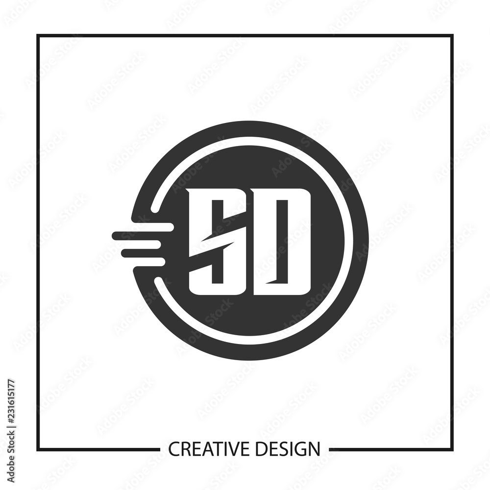 Initial Letter SD Logo Template Design Vector Illustration Initial Letter SD Logo Template Design Vector Illustration