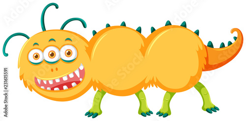 A bizarre monster character