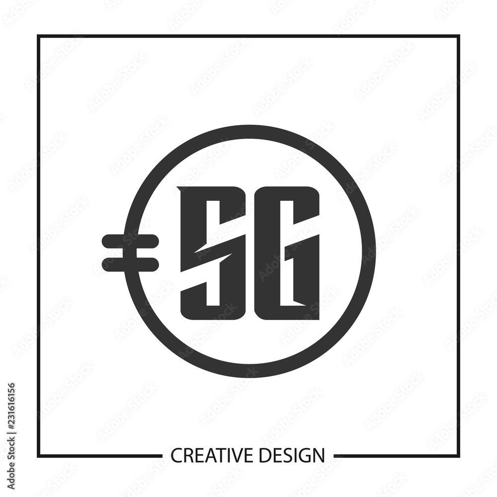 Initial Letter SG Logo Template Design Vector Illustration Initial Letter SG Logo Template Design Vector Illustration