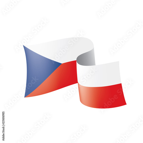 Free Download Czechia flag, vector illustration on a white background - GFXLoad