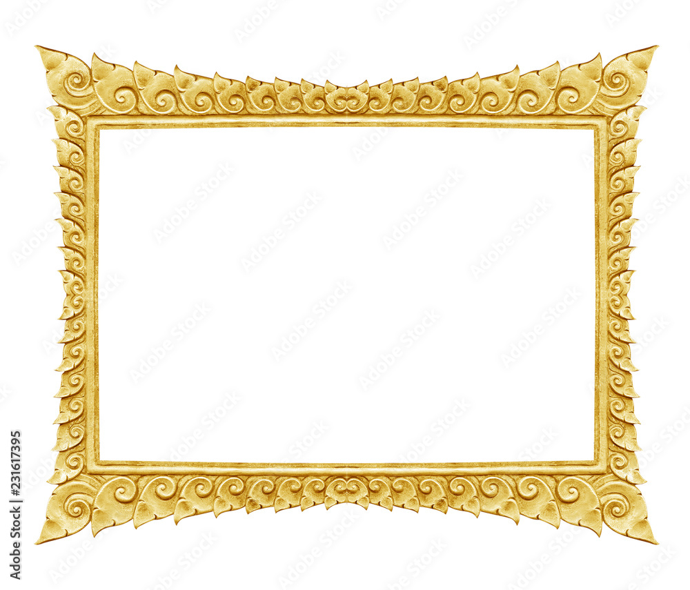 old decorative silver frame - handmade, engraved - isolated on white background old decorative silver frame - handmade, engraved - isolated on white background