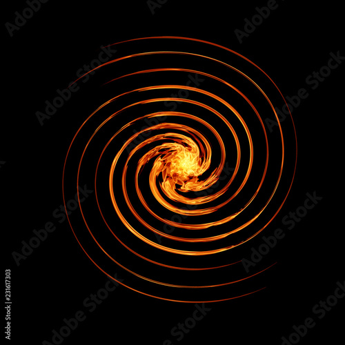 twirl motion of fire flame abstract background