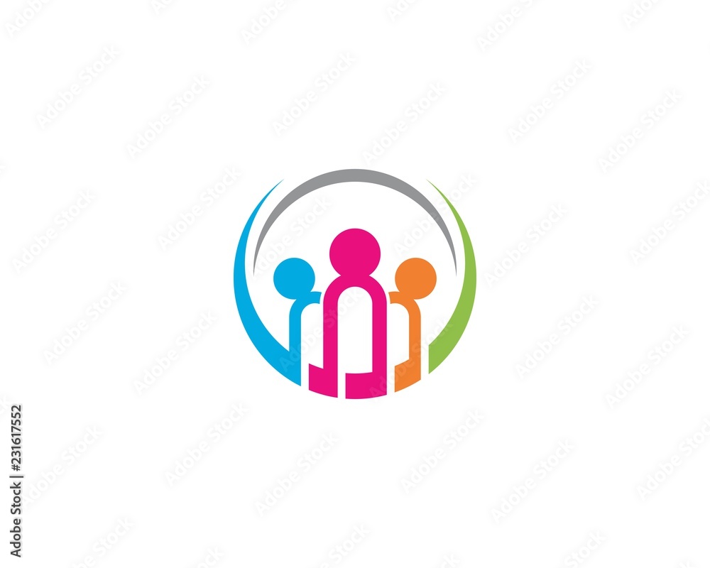 Community logo illustration Community logo illustration