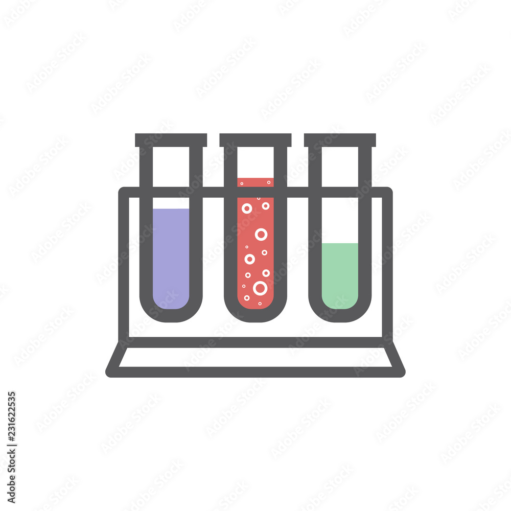 laboratory glass line icon. Vector sign for web graphic. laboratory glass line icon. Vector sign for web graphic.
