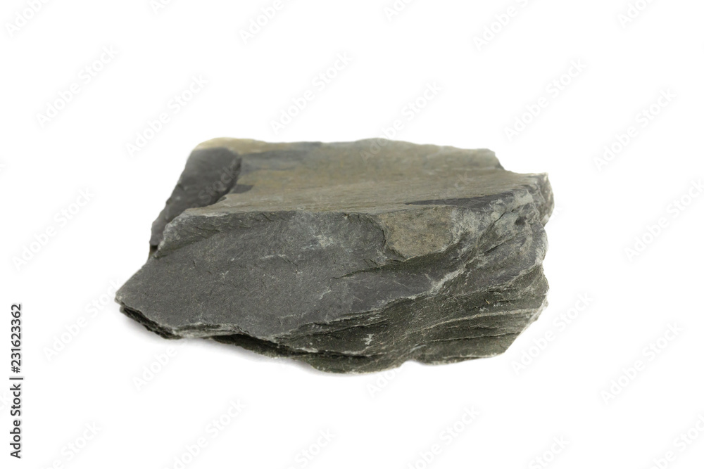 Slate Rock isolate on white background
Slate Rock isolate on white background