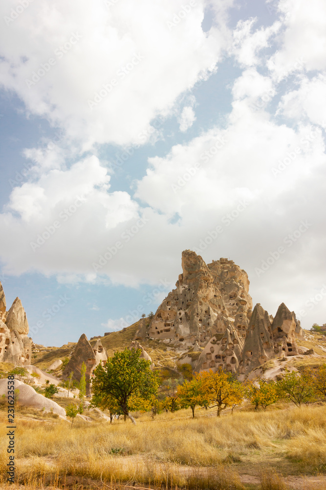 Naklejka premium Public places Goreme open air museum Cappadocia Turkey rock formations