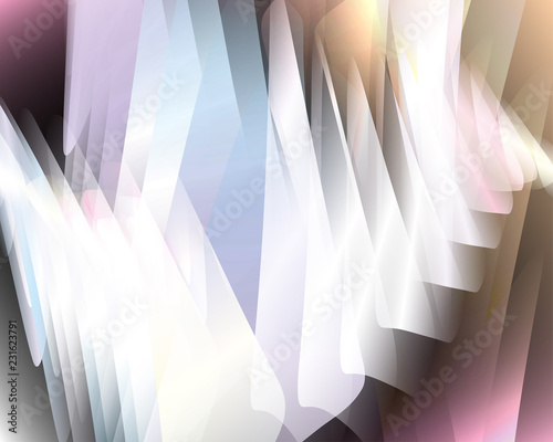 Abstract background with continuous shapes