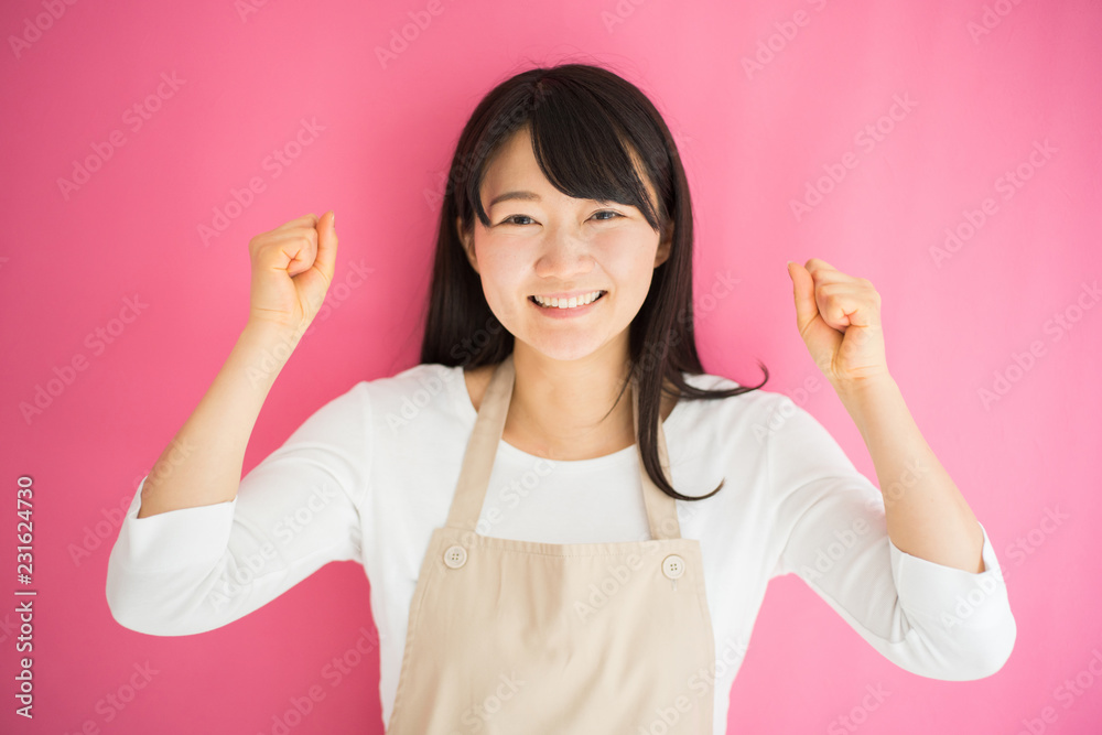 笑顔の女性 笑顔の女性