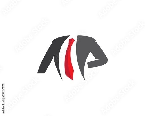 Businessman logo illustration