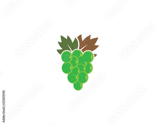 Grape logo illustration