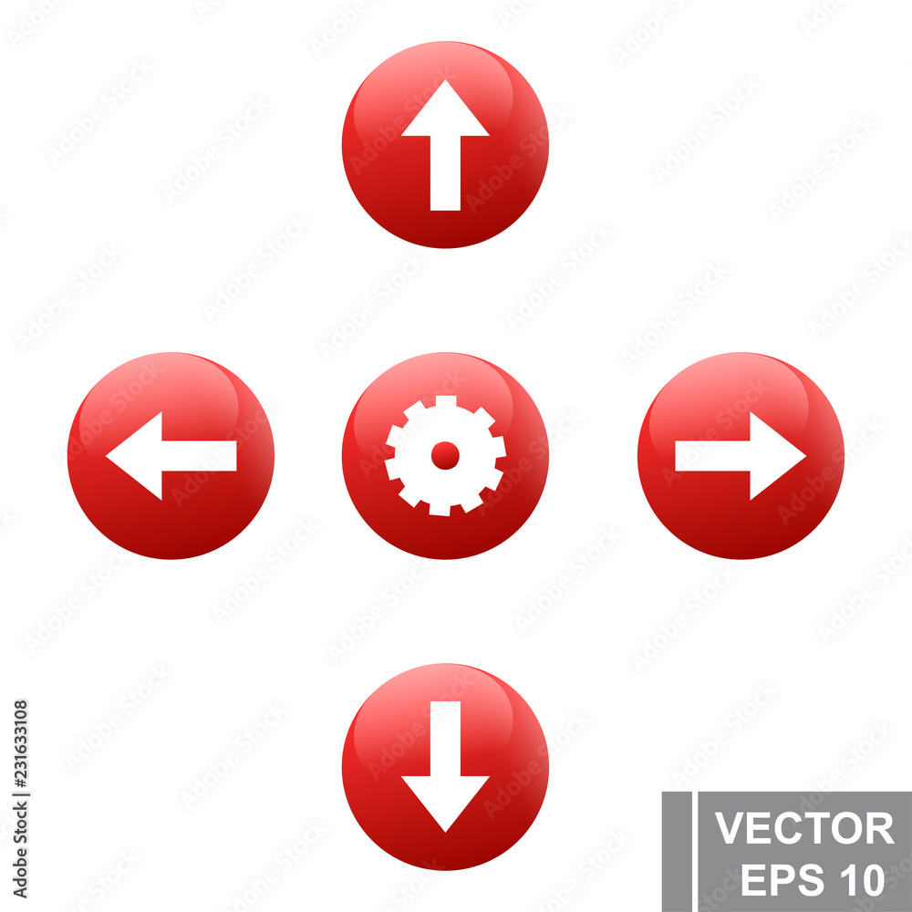 Button. Web design. Cartoon. Press. Bright design. For your design. Button. Web design. Cartoon. Press. Bright design. For your design.