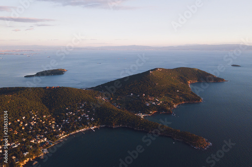 Photography view of prince island in istanbul Turkey
