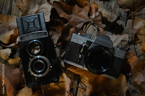 Retro design photo-camera