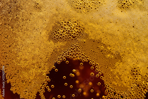 Craft Beer bubbles background texture