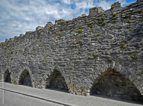 Old townwall of Visby, Gotland photo