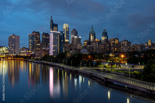 Nighttime in Philadelphia
