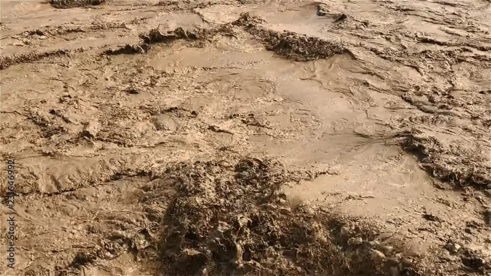 Slow motion and closeup of Hukou waterfall and Yellow River, Shanxi province, China Slow motion and closeup of Hukou waterfall and Yellow River, Shanxi province, China