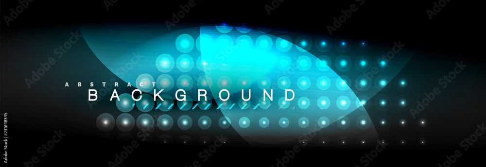 Vector blurred neon glowing circles with flowing and liquid light concept, energy magic fantastic abstract background Vector blurred neon glowing circles with flowing and liquid light concept, energy magic fantastic abstract background