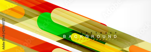 Abstract colorful lines, modern geometric background design
