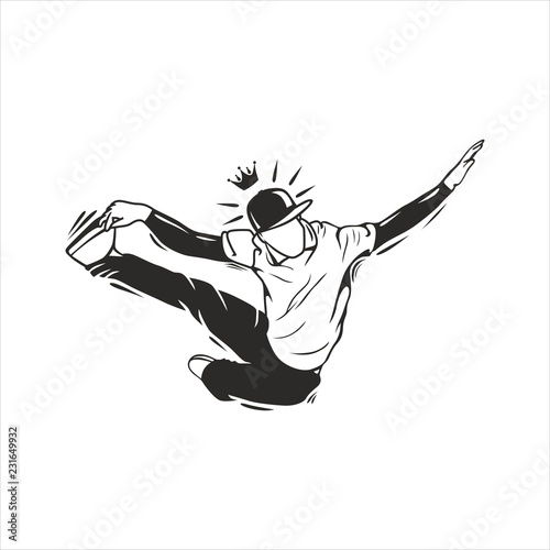 Dancer king logo